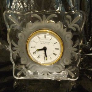 Fifth ave crystal clock